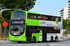 Thumbnail: SBS14L — A Volvo B9TL (Wright) double-deck bus, pictured carrying a Mitsubishi Electric: Starmex advertisement, serving commuters on service 85 under current bus operator Go-Ahead Singapore in March 2018.